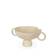 Radka Beige Textured Small Metal Decorative Bowl - Ornate Home