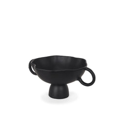 Radka Matte Black Small Metal Decorative Bowl - Ornate Home
