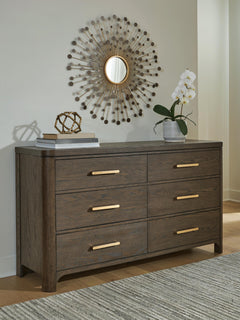 Radkin Burnished Brown Dresser - Ornate Home