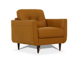 Radwan Camel Leather Chair - Ornate Home