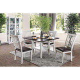 Rae Antique White/Espresso Side Chair (Set of 2) - Ornate Home