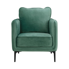 Rae Lavish Green Velvet Chair - Ornate Home