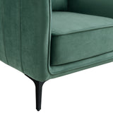 Rae Lavish Green Velvet Chair - Ornate Home