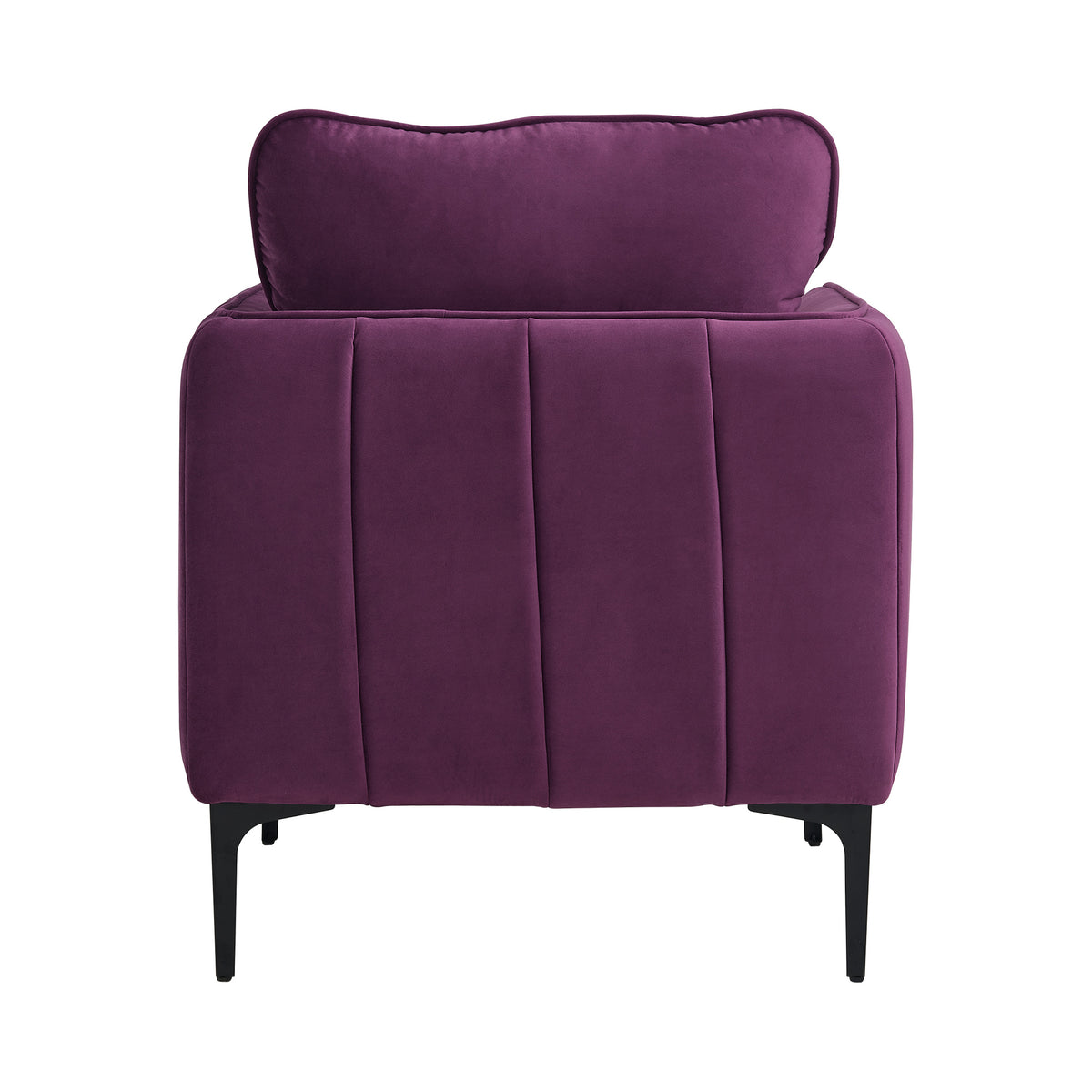 Rae Lavish Purple Velvet Chair - Ornate Home