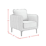 Rae Lavish Red Velvet Chair - Ornate Home
