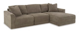 Raeanna Storm RAF Chaise Sectional / 3pc - Ornate Home