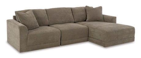 Raeanna Storm RAF Chaise Sectional / 3pc - Ornate Home