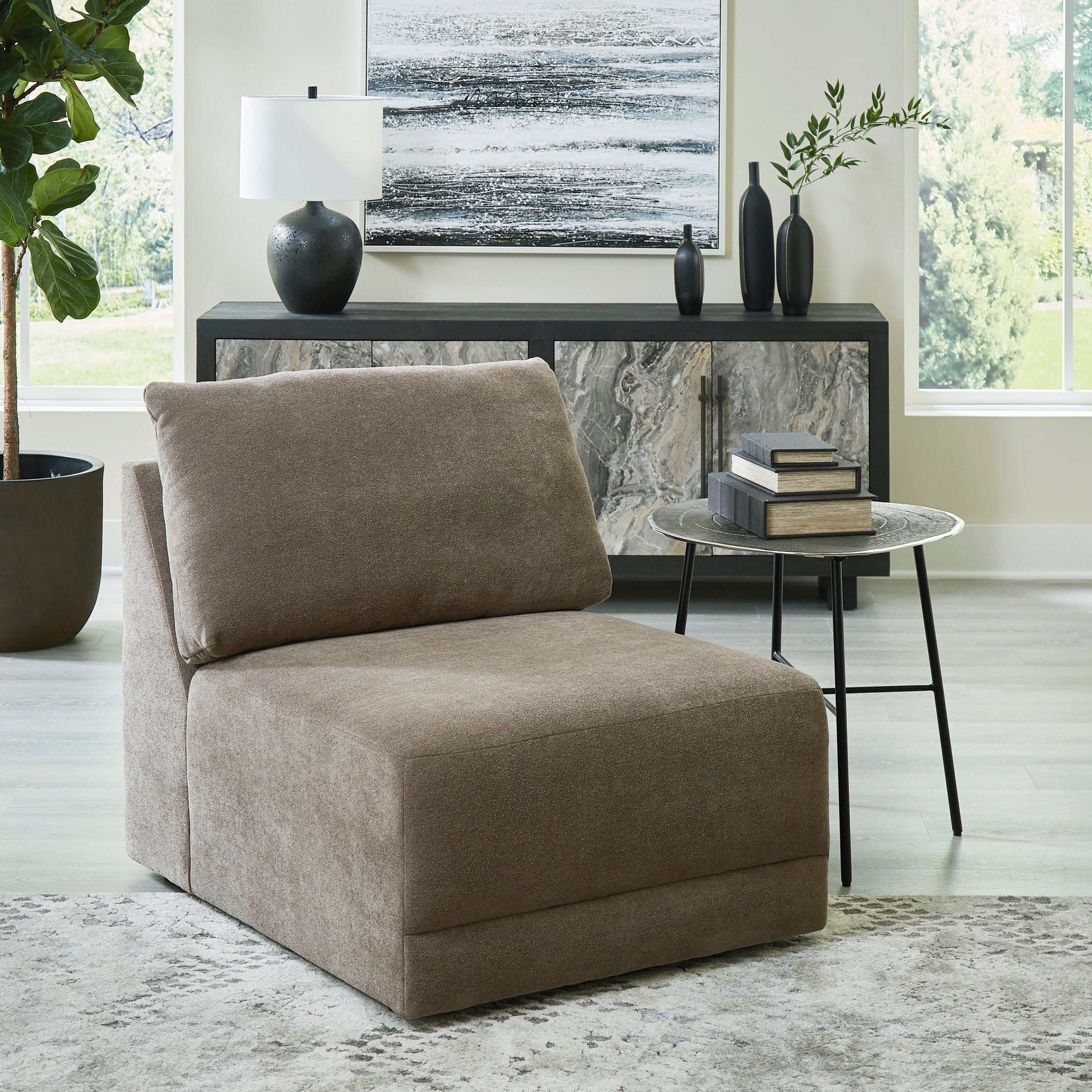 Raeanna Storm RAF Chaise Sectional / 4pc - Ornate Home