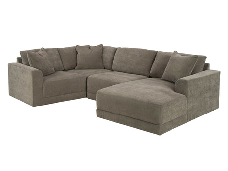 Raeanna Storm RAF Chaise Sectional / 4pc - Ornate Home