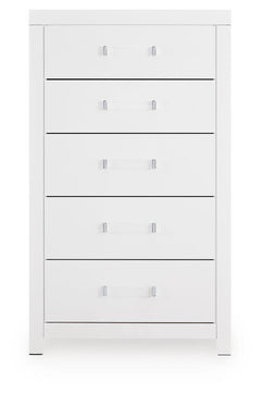 Raechalla White Chest of Drawers - Ornate Home