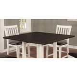 Raegan Antique White/Espresso Counter Height Table - Ornate Home