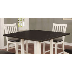 Raegan Antique White/Espresso Counter Height Table - Ornate Home