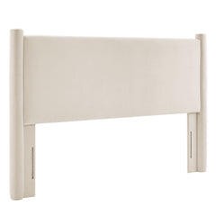 Rael Alabaster Performance Velvet Full Headboard - Ornate Home