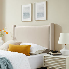 Rael Alabaster Performance Velvet Twin Headboard - Ornate Home