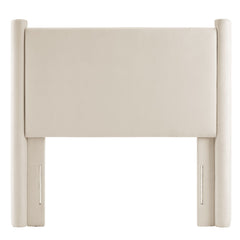 Rael Alabaster Performance Velvet Twin Headboard - Ornate Home