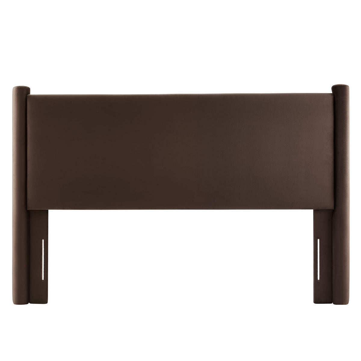 Rael Chocolate Brown Performance Velvet Full Headboard - Ornate Home