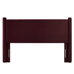Rael Mulberry Performance Velvet King Headboard - Ornate Home