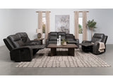 Raelynn Grey  3-piece Reclining Sofa Set - Ornate Home