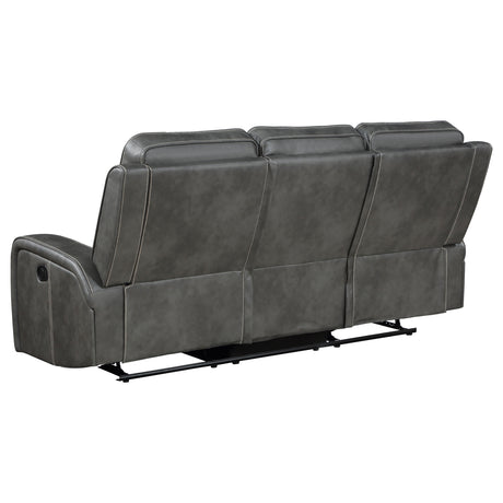 Raelynn Grey  3-piece Reclining Sofa Set - Ornate Home