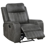 Raelynn Grey  3-piece Reclining Sofa Set - Ornate Home