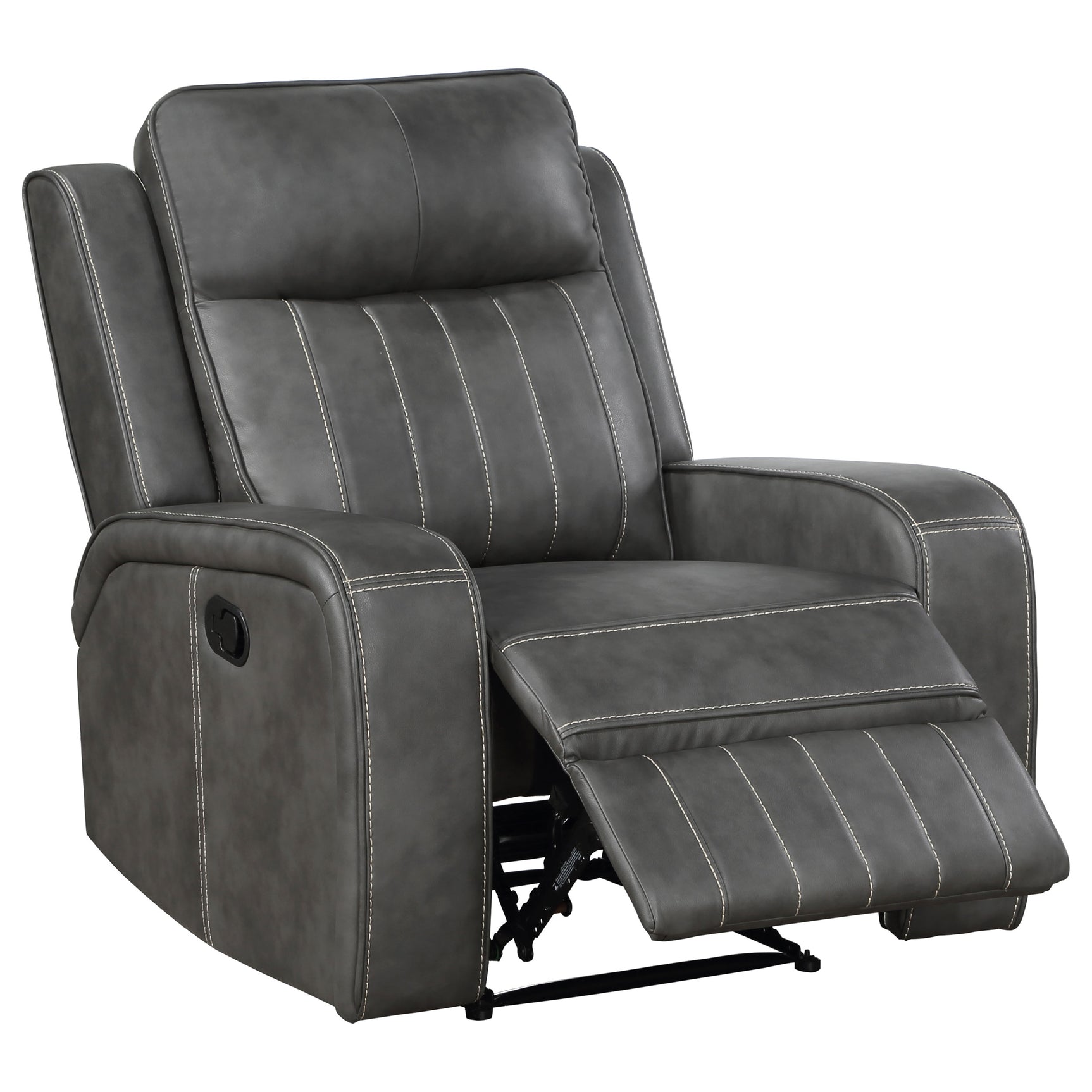 Raelynn Grey  3-piece Reclining Sofa Set - Ornate Home