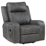 Raelynn Grey Power Lift Recliner Chair - Ornate Home
