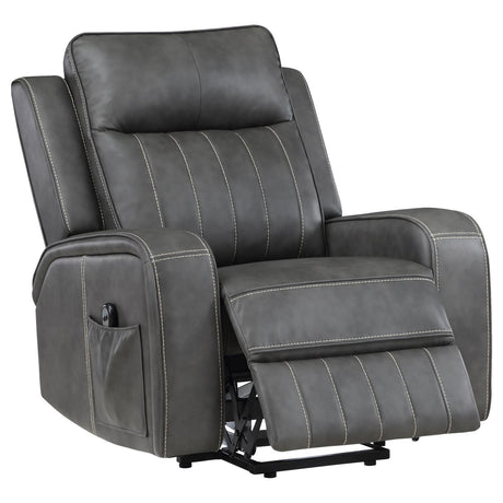 Raelynn Grey Power Lift Recliner Chair - Ornate Home