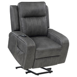 Raelynn Grey Power Lift Recliner Chair - Ornate Home