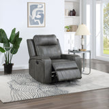 Raelynn Grey Recliner - Ornate Home