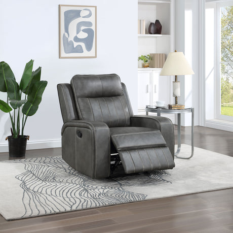 Raelynn Grey Recliner - Ornate Home
