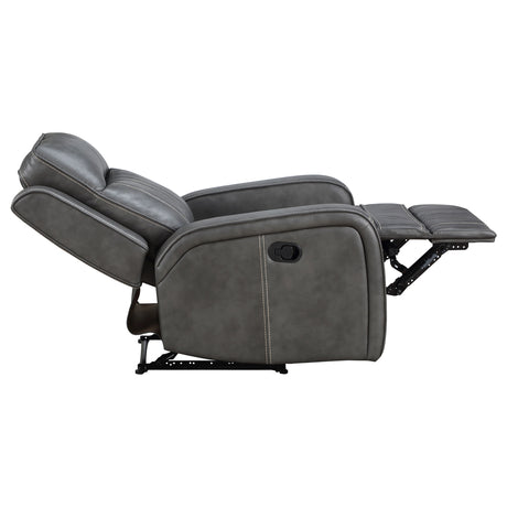 Raelynn Grey Recliner - Ornate Home