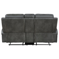 Raelynn Grey Reclining Loveseat - Ornate Home