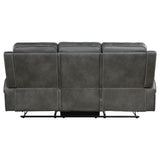 Raelynn Grey Reclining Sofa - Ornate Home
