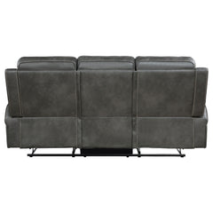 Raelynn Grey Reclining Sofa - Ornate Home