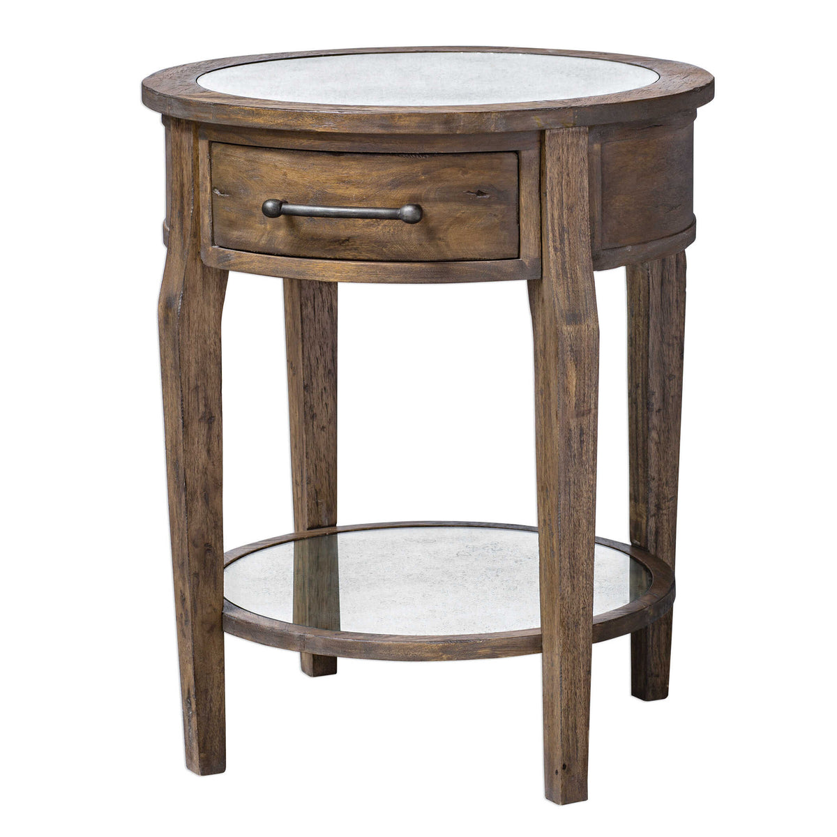 Raelynn Woodtone Wood Lamp Table - Ornate Home