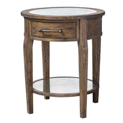 Raelynn Woodtone Wood Lamp Table - Ornate Home