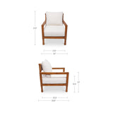 Raf Natural Outdoor Accent Chair - Ornate Home