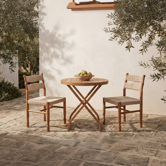 Raf Natural Outdoor Dining Chair (Set of 2) - Ornate Home