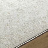 Rafee Ivory Luxe Area Rug - Ornate Home
