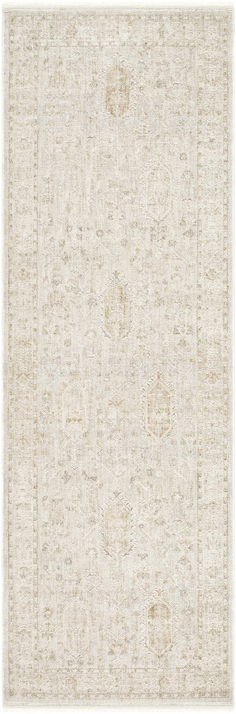 Rafee Ivory Luxe Area Rug - Ornate Home