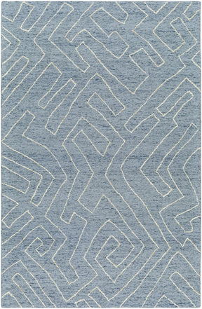 Raffi Slate Blue Area Rug - Clearance - Ornate Home