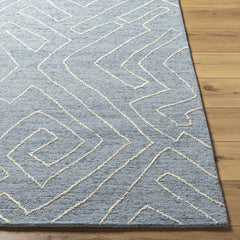 Raffi Slate Blue Area Rug - Clearance - Ornate Home