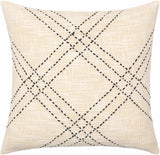 Rafi Cream Accent Pillow - Ornate Home