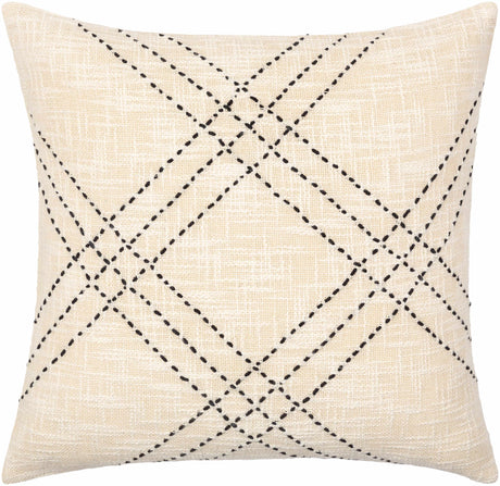 Rafi Cream Accent Pillow - Ornate Home