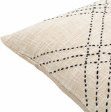 Rafi Cream Accent Pillow - Ornate Home