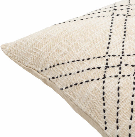 Rafi Cream Accent Pillow - Ornate Home