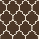 Ragan Brown Trellis Cotton Rug - Clearance - Ornate Home