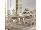 Ragenardus Antique White Rectangular Dining Table - Ornate Home