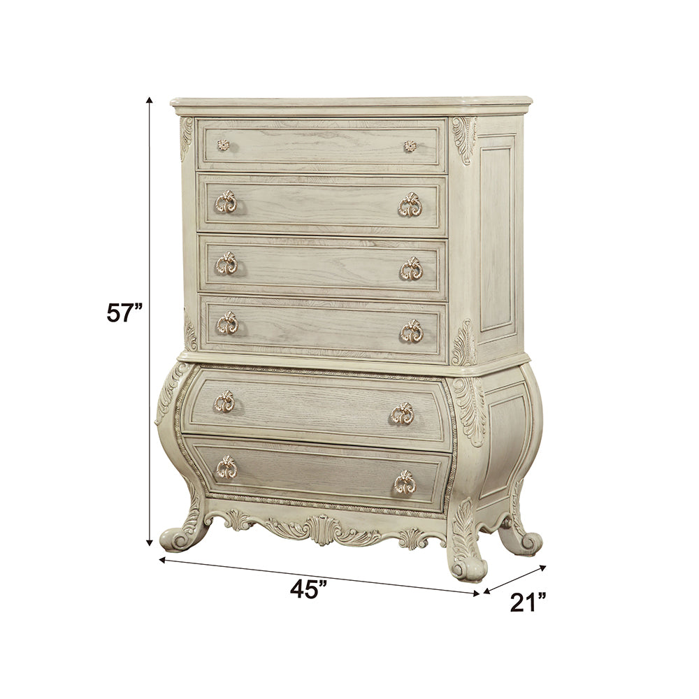 Ragenardus Chest in Antique White - Ornate Home