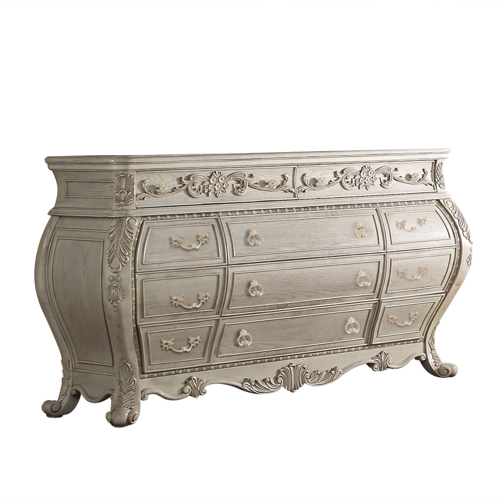 Ragenardus Dresser in Antique White - Ornate Home